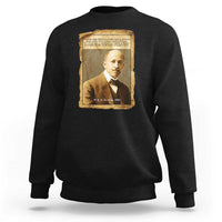 Vintage Newspaper W E B Du Bois Sweatshirt Civil Rights Pioneer