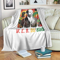 W E B Du Bois Throw Blanket Civil Rights Leader Gift