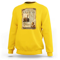 Vintage Newspaper W E B Du Bois Sweatshirt Civil Rights History