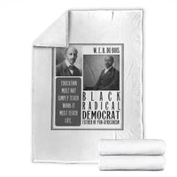 W E B Du Bois Throw Blanket Pan Africanism Intellectual Leader