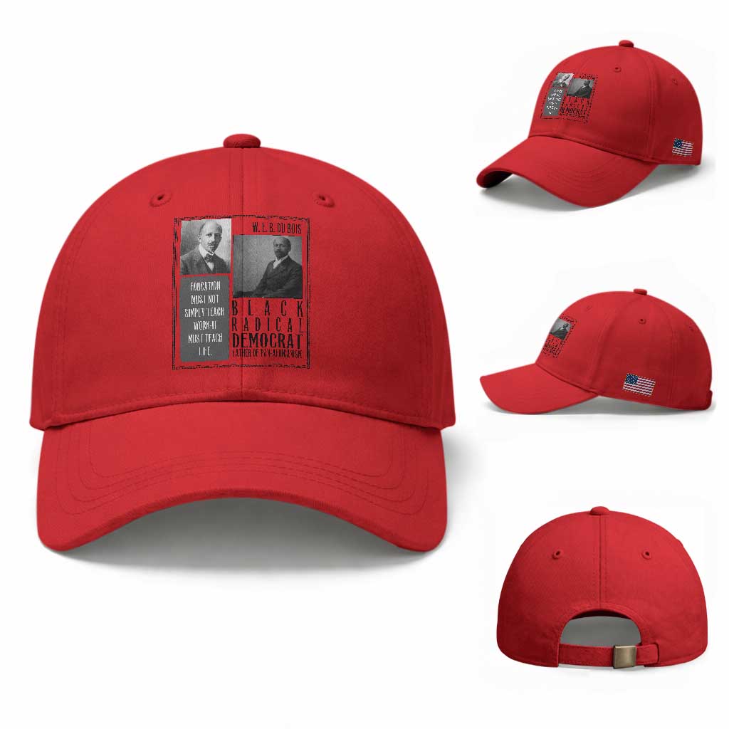 W E B Du Bois Baseball Cap Pan Africanism Intellectual Leader