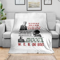 W E B Du Bois Education And Human Development Quote Throw Blanket