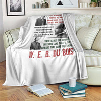 W E B Du Bois Education And Human Development Quote Throw Blanket