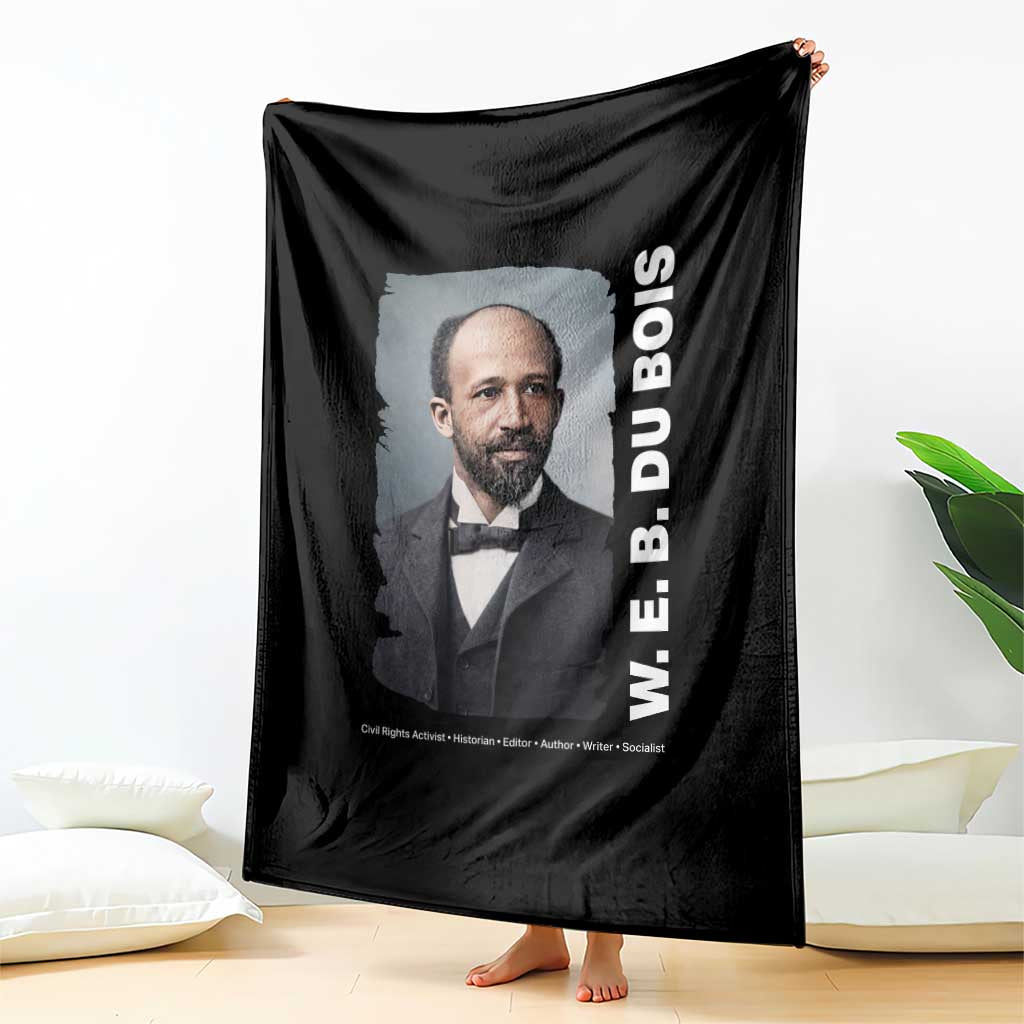 W E B Du Bois Throw Blanket Black Thought Leader And Intellectual Legacy
