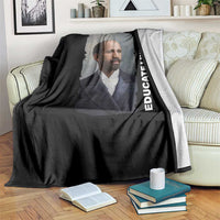 Educate Like W E B Throw Blanket African American Heritage