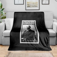 Vintage Stamp W E B Du Bois Throw Blanket Black Thought Leader
