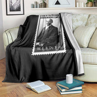 Vintage Stamp W E B Du Bois Throw Blanket Black Thought Leader