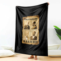 W E B Du Bois Throw Blanket African American History Gift
