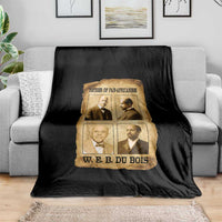 W E B Du Bois Throw Blanket African American History Gift