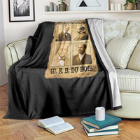 W E B Du Bois Throw Blanket African American History Gift