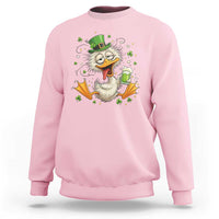 Funny Drunk Irish Duck Sweatshirt St Patricks Day Gift