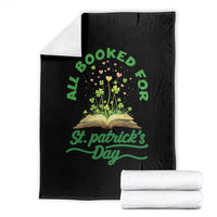 All Booked For St Patricks Day Throw Blanket Irish Reader Gift