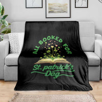 All Booked For St Patricks Day Throw Blanket Irish Reader Gift