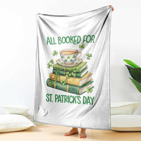 All Booked For St Patricks Day Throw Blanket Gift For Book Lovers