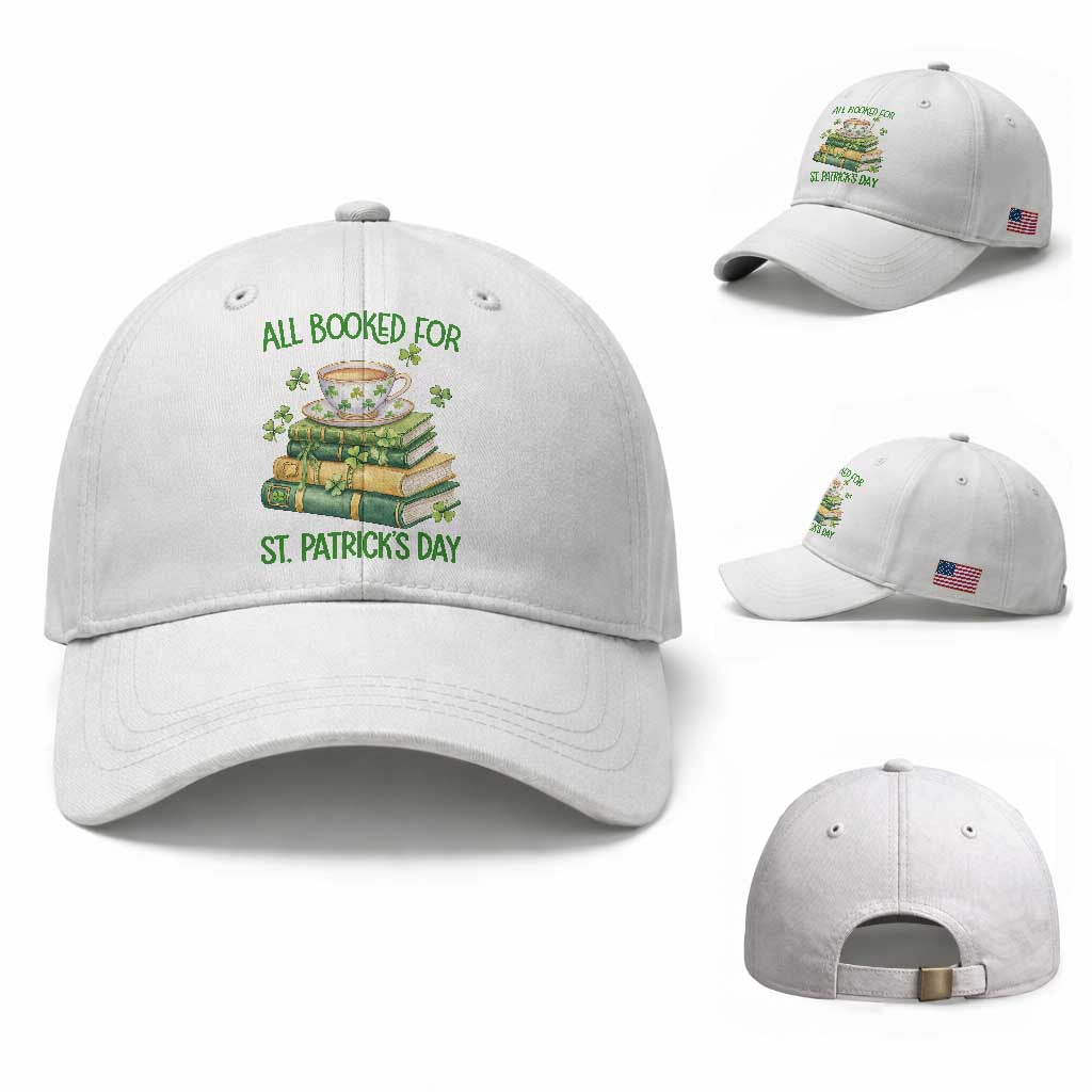 All Booked For St Patricks Day Baseball Cap Gift For Book Lovers