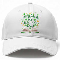 All Booked For St Patricks Day Baseball Cap Irish Bookworm Gift