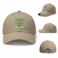 All Booked For St Patricks Day Baseball Cap Irish Bookworm Gift