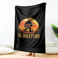 Funny El Squatcho Cinco De Mayo Fiesta Gift Throw Blanket