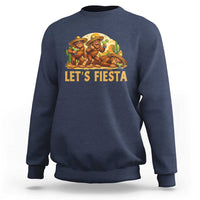 Funny Drunk Bigfoot Cinco De Mayo Sweatshirt Lets Fiesta Party Gift