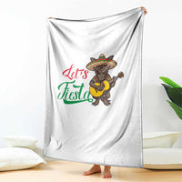Funny Cinco De Mayo Chupacabra Throw Blanket Lets Fiesta