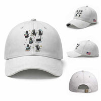 Bookish Black Cat Baseball Cap Funny Librarian Cat Lover Gift