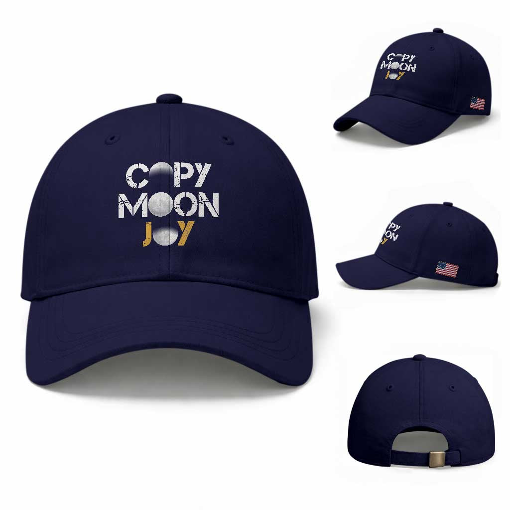 Lunar Mission Astronaut Space Lover Baseball Cap Copy Moon Joy Sci Fi Graphic
