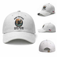 Headless Horseman Baseball Cap Mind Your Head Haunted Gift