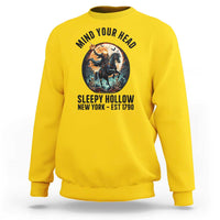 Headless Horseman Sweatshirt Mind Your Head Haunted Gift - Wonder Print Shop