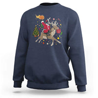 Funny Santa Headless Horseman Sweatshirt Christmas Halloween Gift - Wonder Print Shop