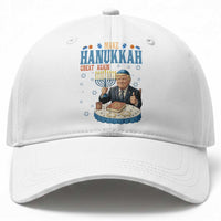 Funny Jewish Holiday Baseball Cap Make Hanukkah Great Again Ugly Gift