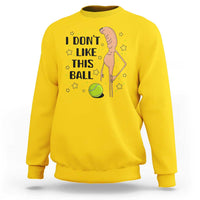 Funny Marcus The Worm Tennis Lover Sweatshirt I Do Not Like This Ball - Wonder Print Shop