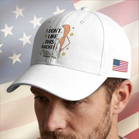 Funny Marcus The Worm Tennis Lover Baseball Cap I Do Not Like This Racket