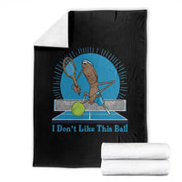 I Do Not Like This Ball Throw Blanket Funny Marcus The Worm Tennis Meme - Wonder Print Shop