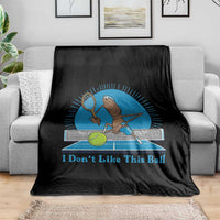 I Do Not Like This Ball Throw Blanket Funny Marcus The Worm Tennis Meme - Wonder Print Shop