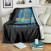 I Do Not Like This Ball Throw Blanket Funny Marcus The Worm Tennis Meme - Wonder Print Shop