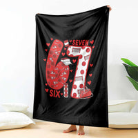 Six Seven Tennis Meme Throw Blanket Funny Gen Alpha Valentine - Wonder Print Shop