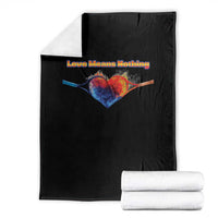 Love Means Nothing Throw Blanket Valentines Day Gift - Wonder Print Shop