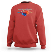 Love Means Nothing Sweatshirt Valentines Day Gift - Wonder Print Shop