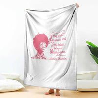 Shirley Chisholm Throw Blanket Bring A Folding Chair Quote