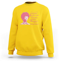 Shirley Chisholm Sweatshirt Bring A Folding Chair Quote