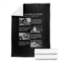 Shirley Chisholm Throw Blanket Black Woman Leadership Icon