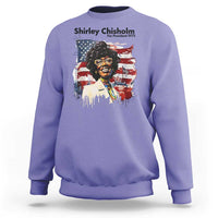 Shirley Chisholm For President 1972 With American Flag Sweatshirt