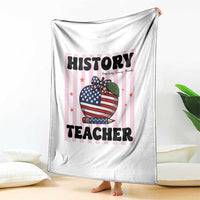 Inspiring Young Minds Teacher Throw Blanket 250th Anniversary Educator Gift
