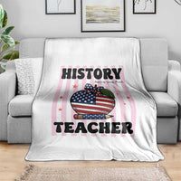 Inspiring Young Minds Teacher Throw Blanket 250th Anniversary Educator Gift