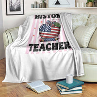 Inspiring Young Minds Teacher Throw Blanket 250th Anniversary Educator Gift
