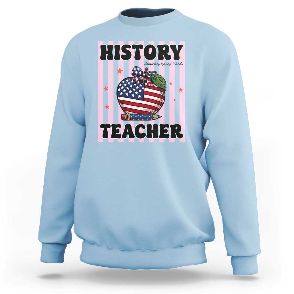 Inspiring Young Minds Teacher Sweatshirt 250th Anniversary Educator Gift