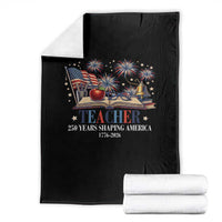 250 Years Shaping America Educator Throw Blanket America 250th Anniversary