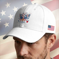 Proud American Teacher 250 Years Baseball Cap Patriotic Educator Gift