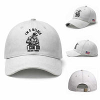 Funny Bigfoot Welder Baseball Cap I Can Do Amazing Things
