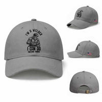 Funny Bigfoot Welder Baseball Cap I Can Do Amazing Things